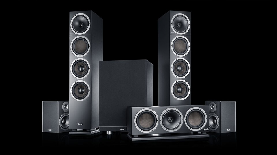 Ein Surround-System verlangt viel Platz. (Bild: Teufel)