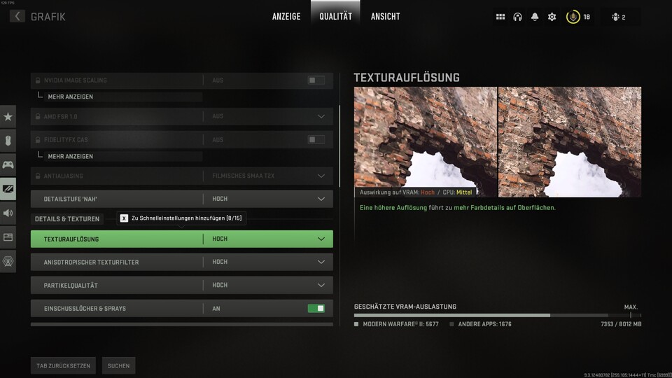 Greift die Auflösungen erst am Schluss an, um ein möglichst scharfes Bild zu behalten.
