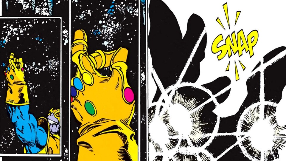 Inzwischen ein Stück Popkultur: der Snap von Thanos. Bildquelle: Marvel