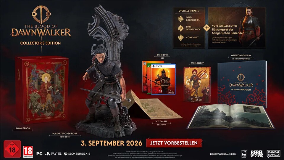 Hier seht ihr noch mal alle Inhalte der großen Collectors Edition auf einen Blick.