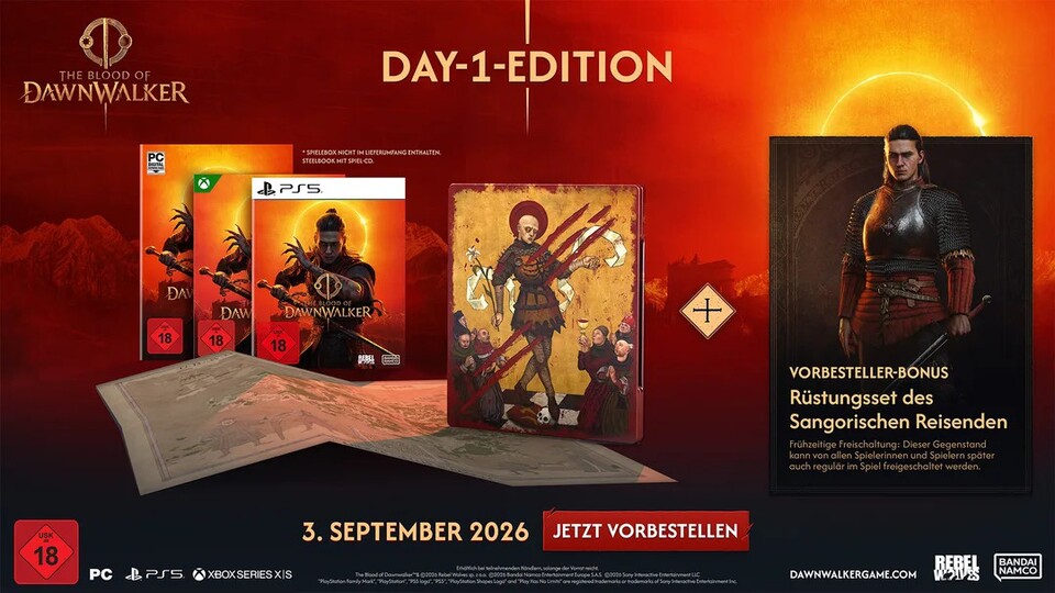 Hier seht ihr noch mal alle Inhalte der Day 1 Edition auf einen Blick.