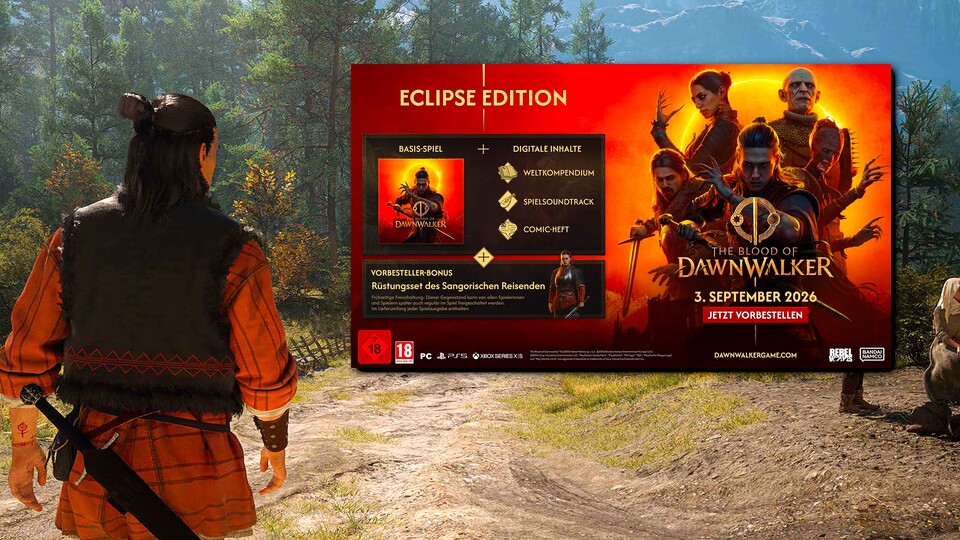 Wir zeigen euch die Editionen von he Blood of Dawnwalker und was in ihnen steckt.