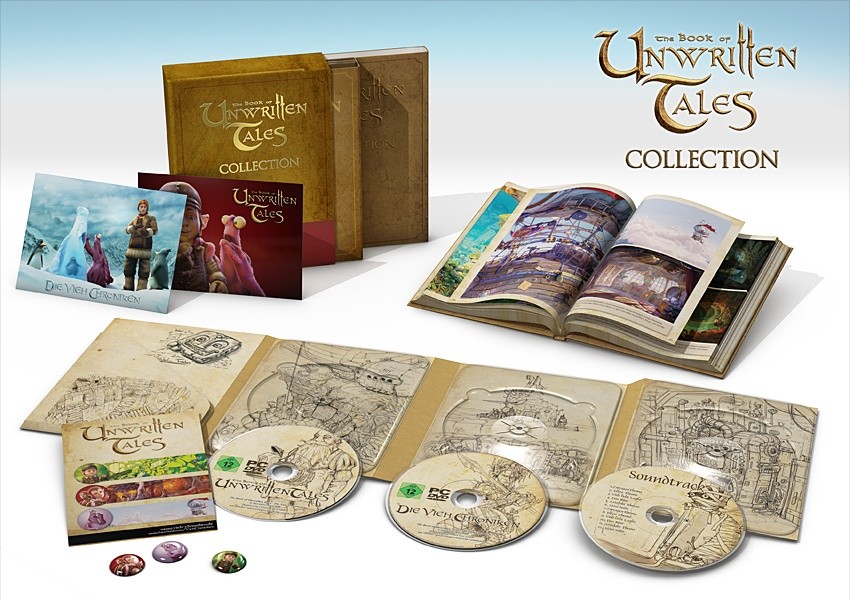 Die The Book of Unwritten Tales Collection enthält zwei Spiele und mehrere Extras.