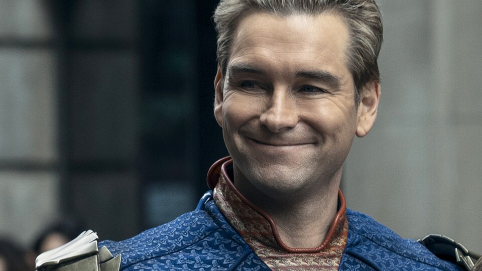 Das Grinsen von Homelander täuscht, er kann auch anders! Bildquelle: Amazon MGM Studios