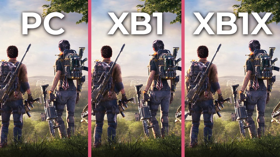 The Division 2 - PC 4K Max gegen Xbox One und Xbox One X im Grafikvergleich