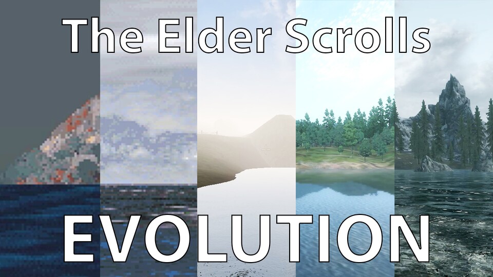 The Elder Scrolls Evolution - Alle Hauptteile der Elder Scrolls-Reihe im Grafik-Vergleich