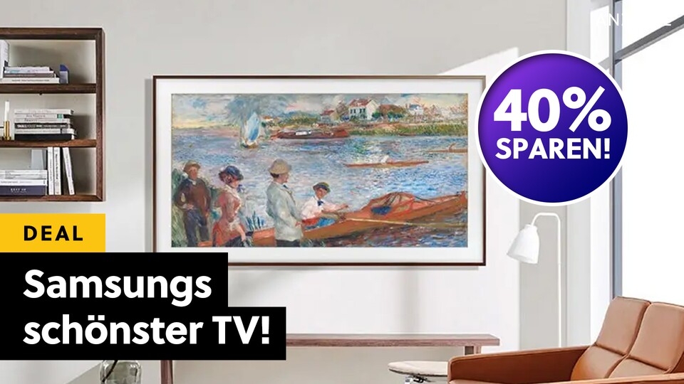 Ein Blickfang für jedes Wohnzimmer: Der Samsung QLED 4K Smart TV mit einzigartigem Design.