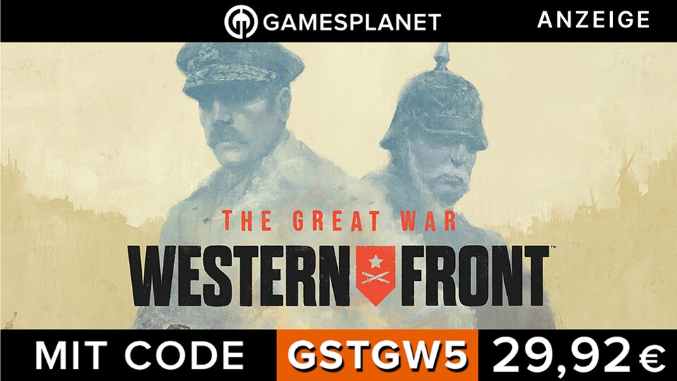 Bestellt euch jetzt The Great War: Western Front bei Gamesplanet vor und gönnt euch Early Access.