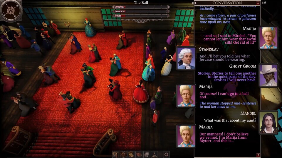 Hunderte NPCs mit individuellen Porträts könnt ihr in diesem Rollenspiel kennenlernen. Das ist sehr beeindruckend.