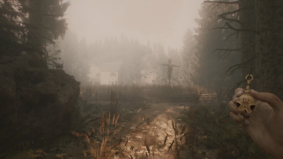 The Occultist sieht fantastisch aus (wenn auch die Gesichts-Animationen noch etwas holprig sind) und fängt mich schon während meiner ersten Schritte mit seinem Atmosphäre-Netz ein.