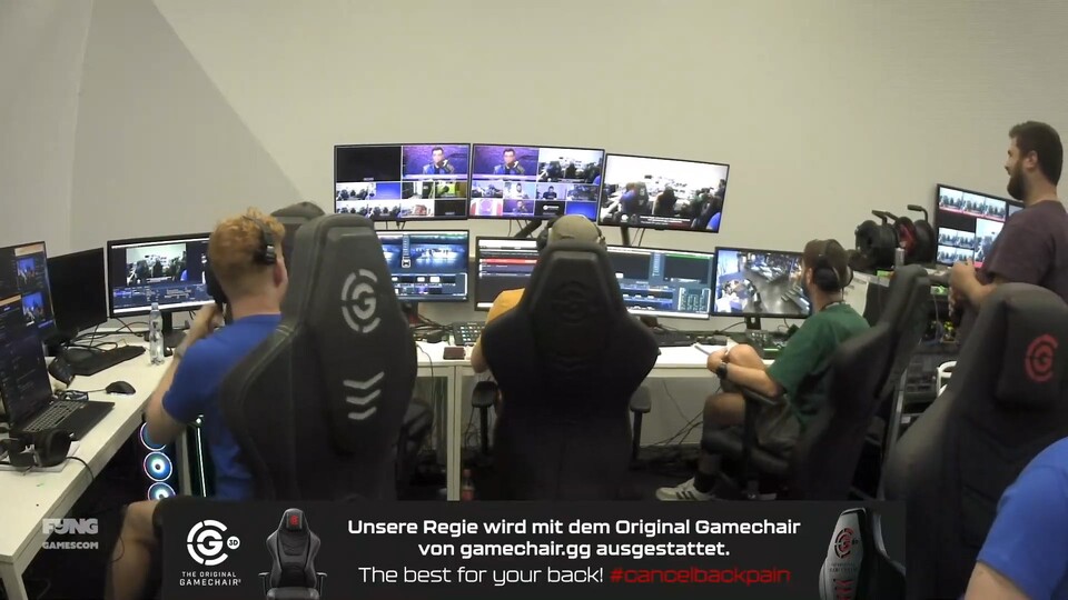 Unvergleichlicher Komfort: Der Original Gamechair hat unserer Regie auf der diesjährigen Gamescom wortwörtlich den Hintern gerettet!