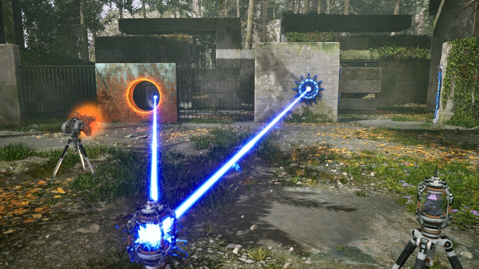 Dieses Gerät links beamt temporäre Löcher in Wände.