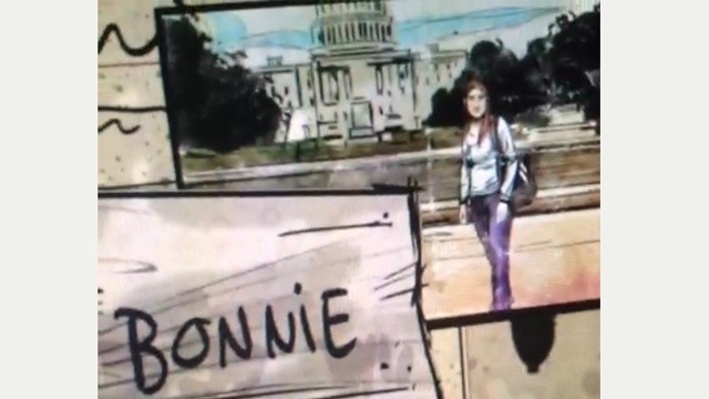 Bonnie posiert vor dem Capitol in Washington.