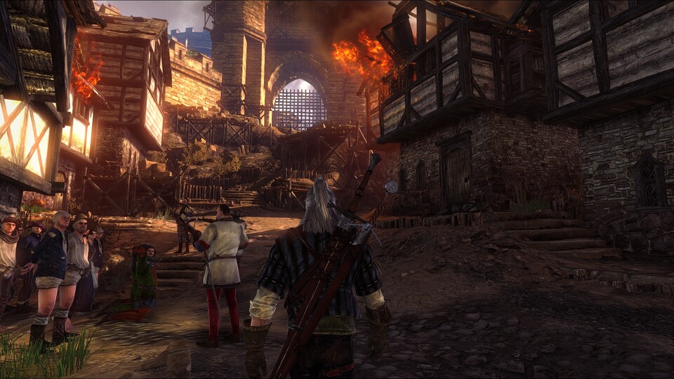 The Witcher 2: Assassins of Kings kann auf der Xbox nicht mit der maximalen Grafikqualität der PC-Version mithalten, sieht aber immer noch sehr gut aus.