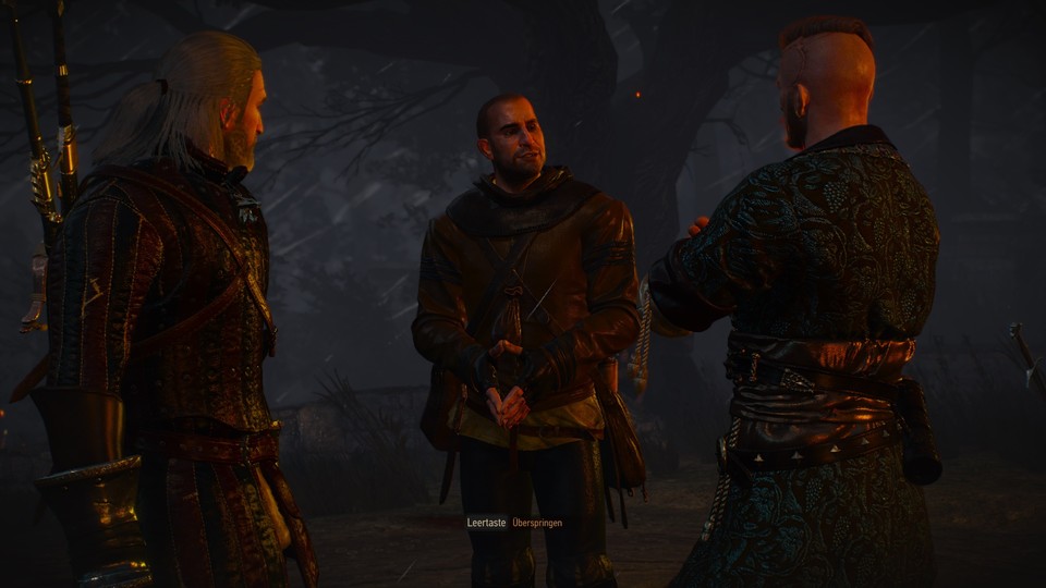 Geralt rutscht zwischen die Fronten von Olgierd von Everec und Gaunter O'Dim.