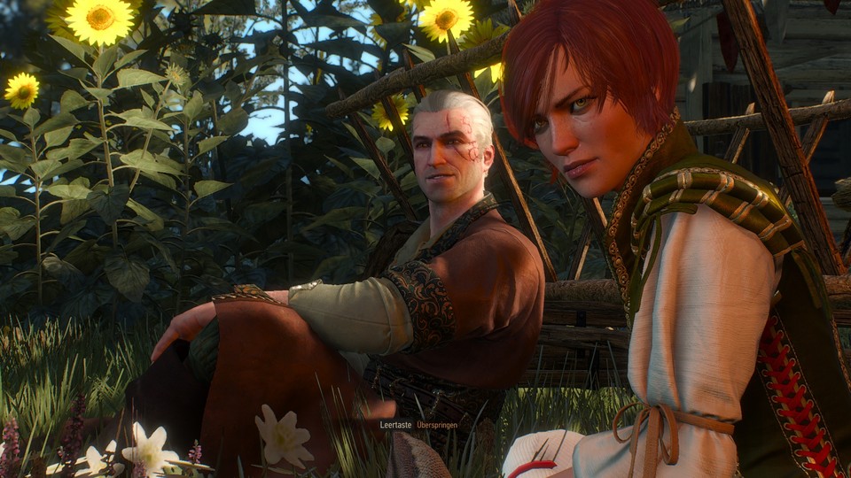 Geralt und Shani verstehen sich auch nach langer Zeit noch blendend.