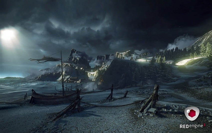 Ein Demo-Screenshot zur REDengine 3 könnte bereits eine Szene aus The Witcher 3 zeigen.