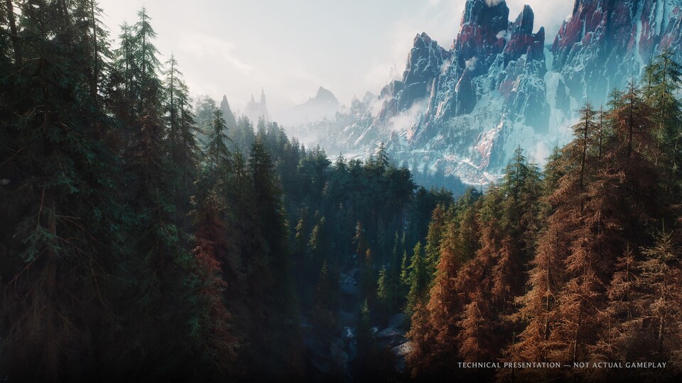 Die bergige Geografie von Kovir könnte ein ganz anderes Spielgefühl erzeugen als die weiten Ebenen aus Witcher 3.
