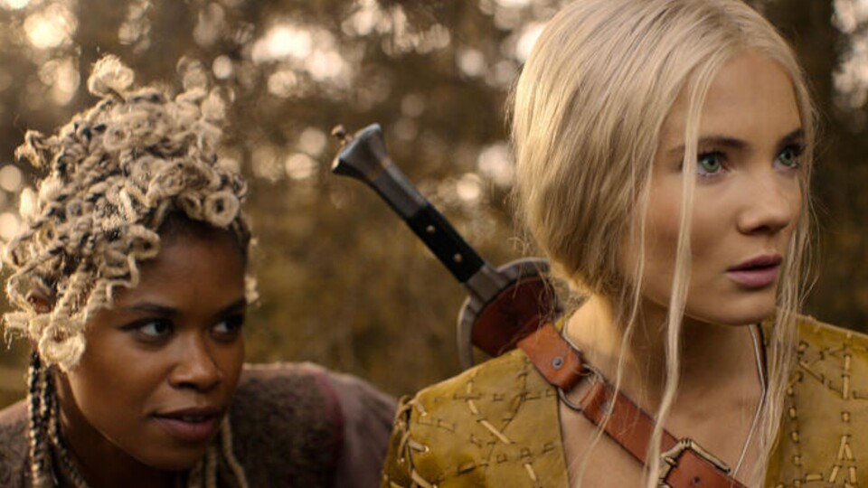 Das Mädchen neben Ciri ist Mistle, die Anführerin der Rattenbande. Bildquelle: Netflix