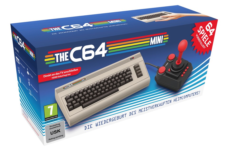 Der C64 Mini will Retro-Herzen erobern. 
