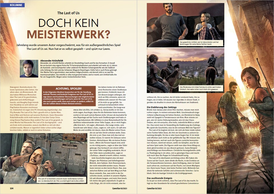 Unterm Strich ist die Story von The Last of Us vielleicht doch nicht so prall?