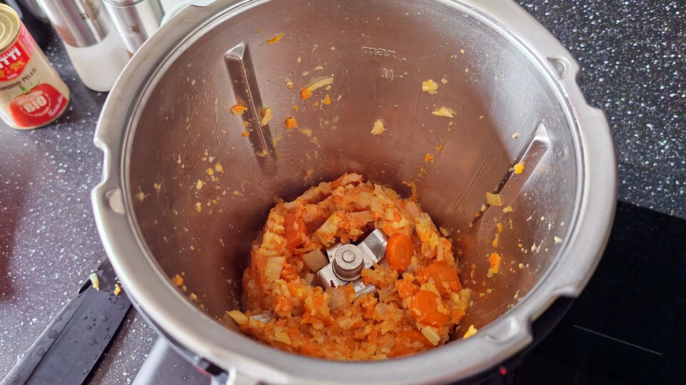 Hier sind zum Beispiel noch ganze Karottenscheiben zu erkennen. (Bild: Maxe S., GameStar)