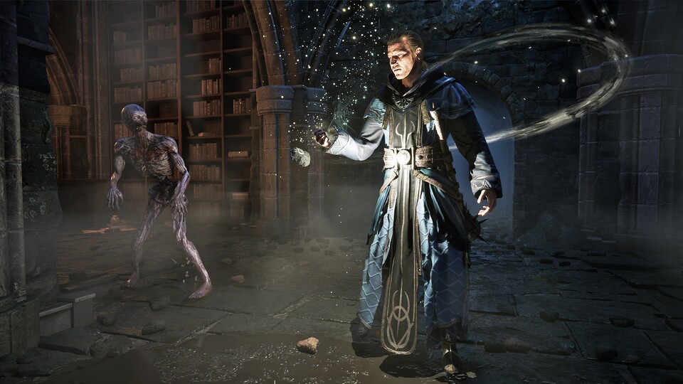 Wenn ihr euch im Minental ganz viele Freunde machen wollt, könnt ihr im Gothic Remake wieder eine Karriere als Wassermagier anstreben!