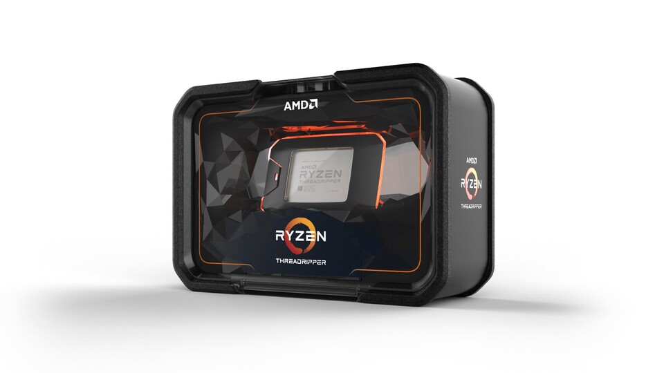 Beim Threadripper 2950X ist nicht nur die CPU selbst vergleichsweise groß, sondern auch ihre Verpackung.