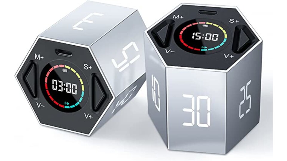 Ein physischer Pomodoro-Timer wie dieser kann beim fokussierten Arbeiten helfen.