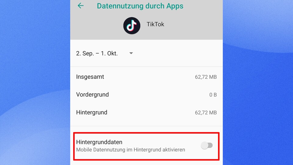 So macht ihr bei Apps Schluss mit ungewollten Hintergrunddaten, wenn ihr sie nicht gleich ganz deinstallieren wollt.