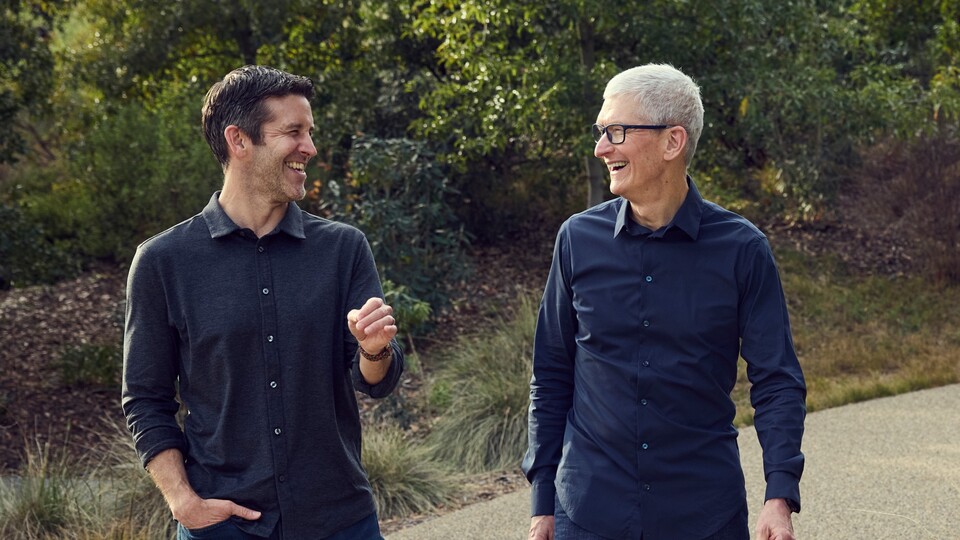 Tim Cook blickt zuversichtlich auf seinen Nachfolger John Ternus.