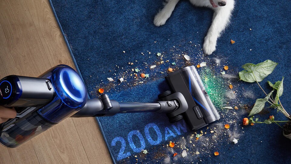 Super starke Saugkraft und ultra leichtes Handling machen den PURE ONE S70 aus.