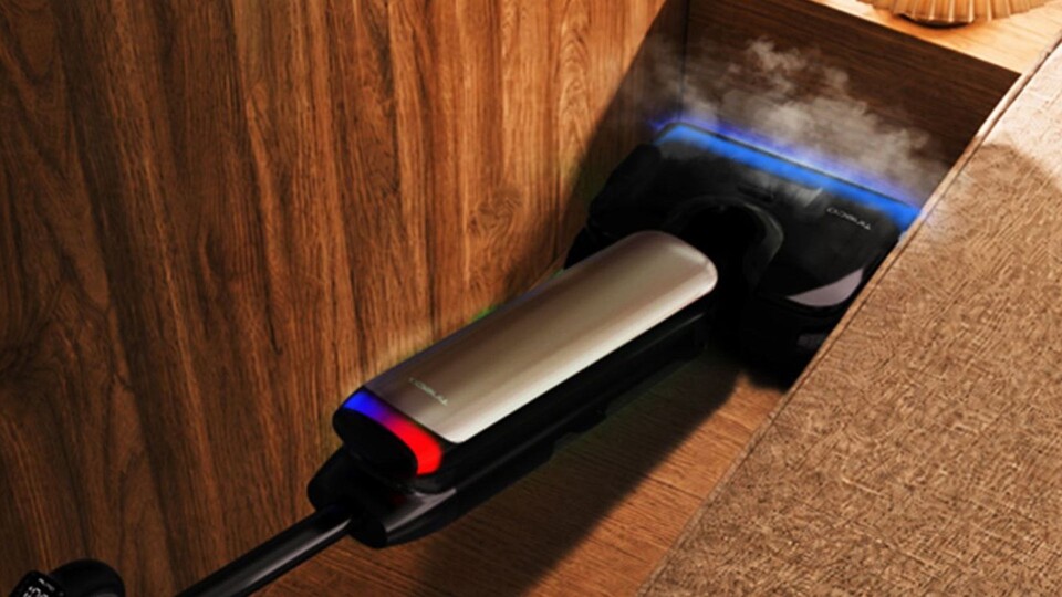Der Tineco FLOOR ONE S9 Artist Boost Steam kommt in jedes Eck und macht dort dank Wisch und Saugfunktion richtig sauber!