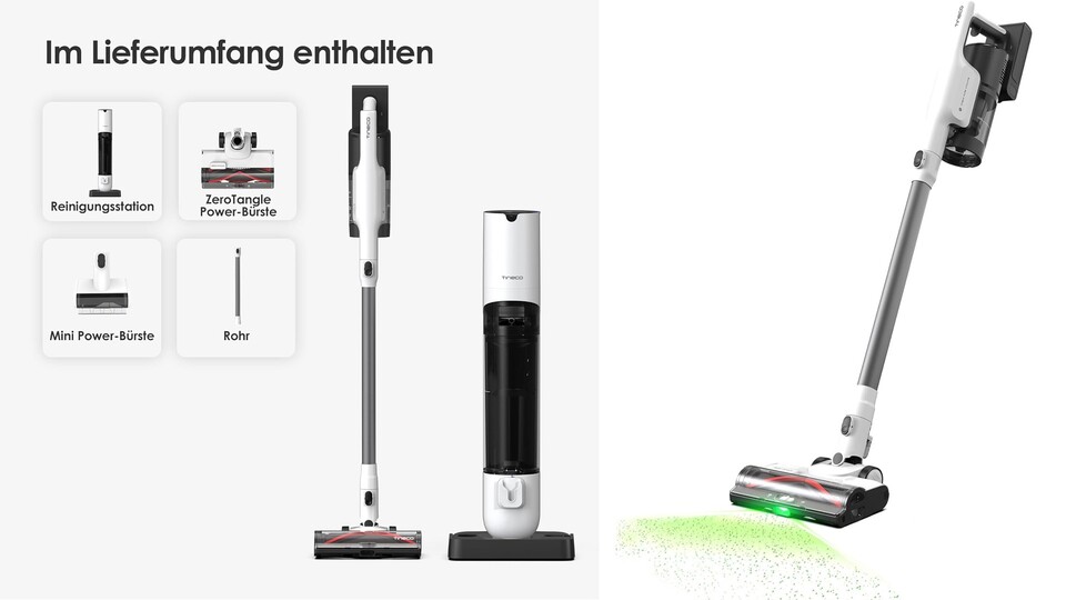 Staubsaugen war noch nie so kinderleicht wie mit dem Tineco PURE ONE STATION 5 Plus.