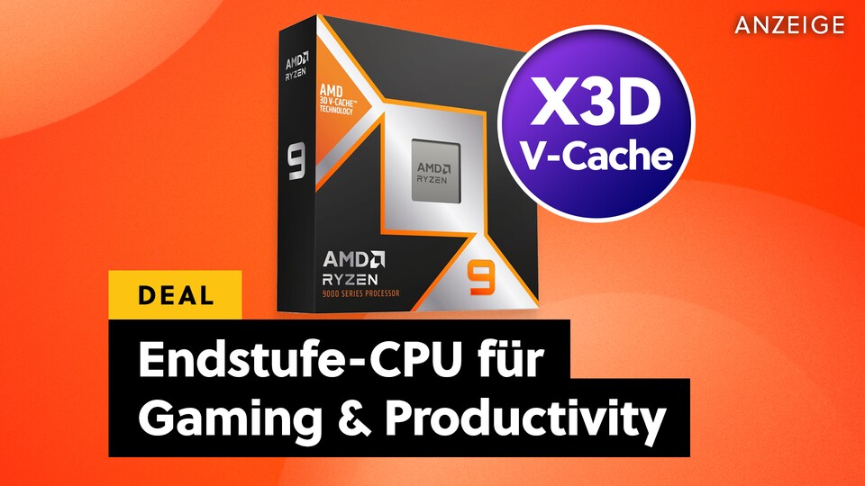 Nicht der 9800X3D und auch nicht der 9950X3D: Eine neue Flaggschiff-CPU von AMD ist schon jetzt im Amazon-Angebot.