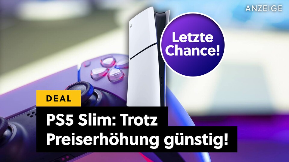 Letzte Chance: Wegen eines aktuellen Rabatt-Codes könnt ihr euch die PS5 Slim trotz Preiserhöhung ein letztes Mal richtig günstig sichern.
