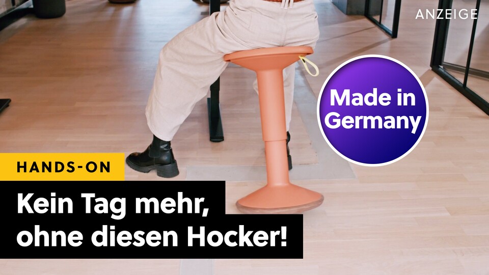 Als Ergonomie-Experte wechsle ich Bürostühle wie meine Unterwäsche, aber dieser Hocker bleibt.