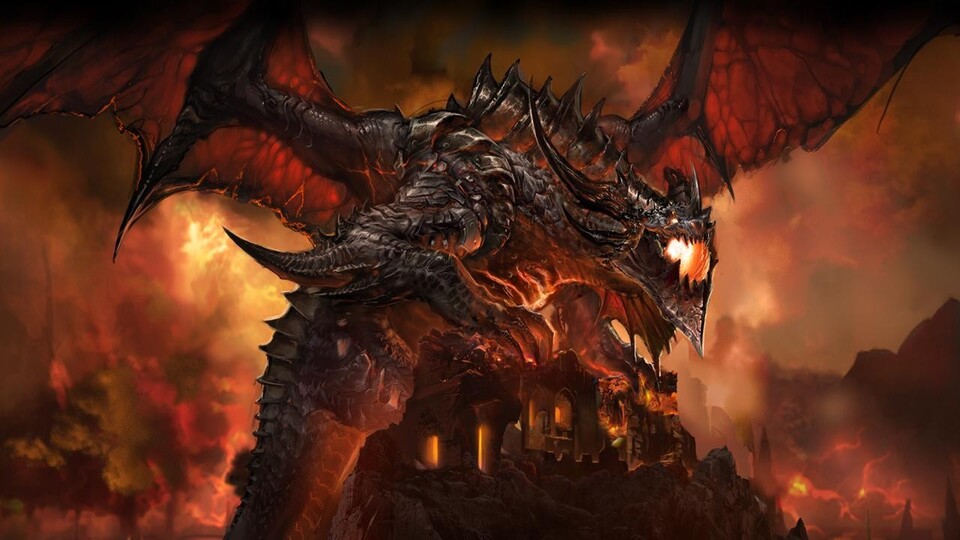 Todesschwinge ist einer der mächtigsten Bossgegner in WoW und hat über 800 Millionen Lebenspunkte.