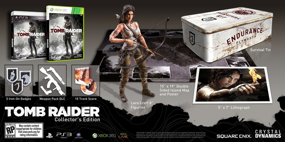 Die amerikanische Collector's Edition von Tomb Raider.