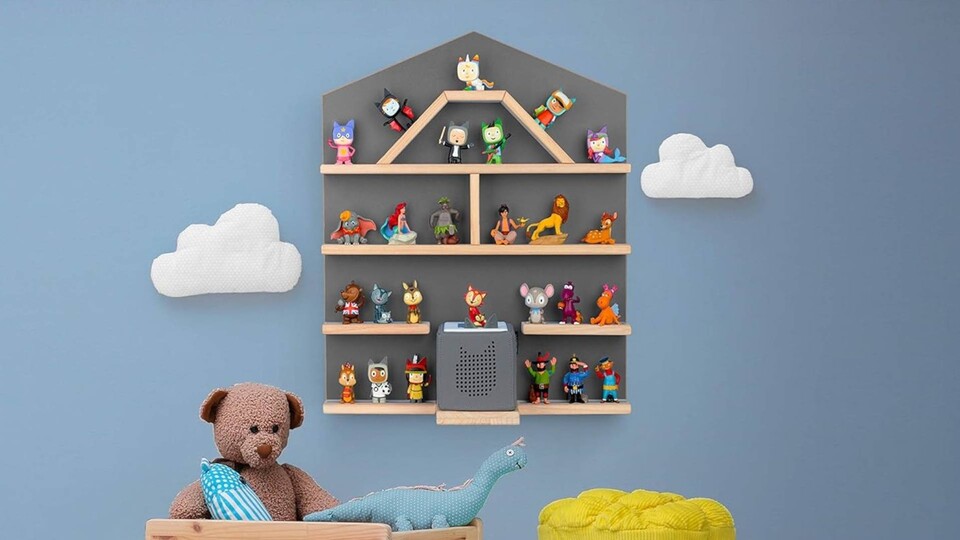 There's even a stylish shelf for the Tonies - perfect for making the children's room look tidy.