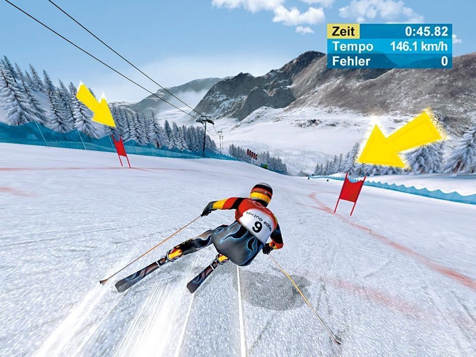 Ski Alpin: Auch mit hohem Tempo bleiben die Skier immer beherrschbar, selbst in scharfen Kurven kommen Sie nie ins Schwitzen.
