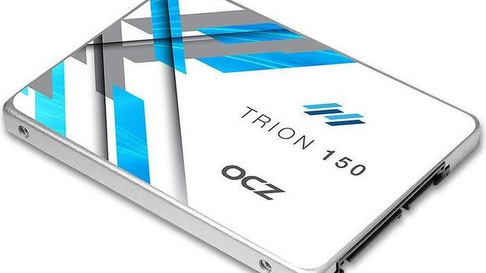 Die Toshiba OCZ Trion 150 bietet 240 Gigabyte flotten SSD-Speicher im 2,5-Zoll-Format.