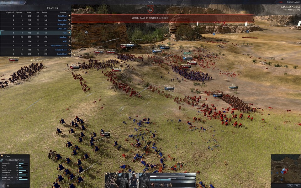 Total War: Arena bietet die Schlachten aus Rome 2 und lässt Spieler die Kontrolle über die Generäle wie Julius Caesar oder Scipio Africanus übernehmen.