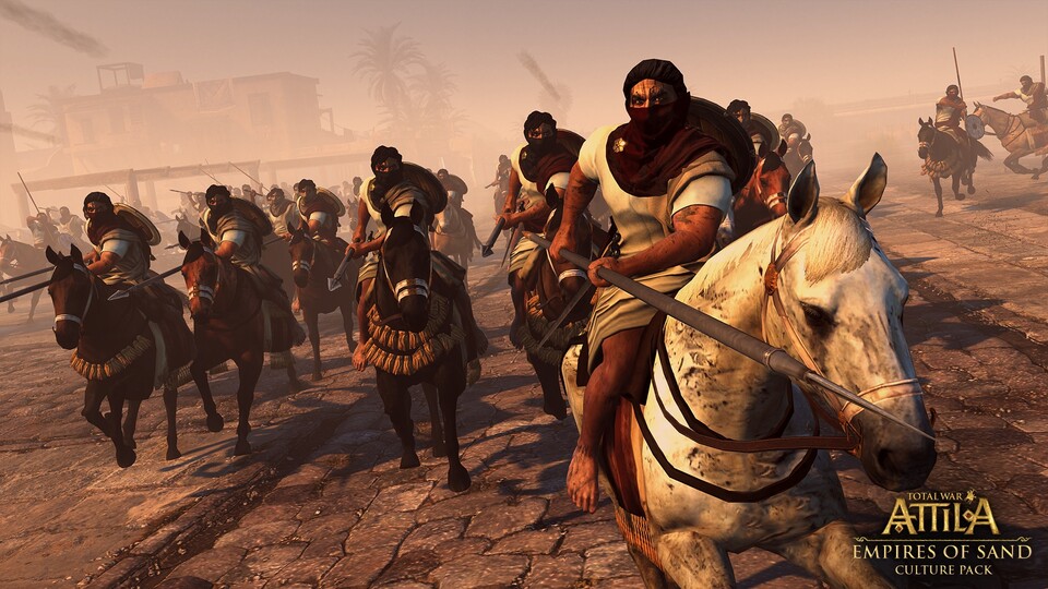 Der DLC »Empires of Sand« für Total War: Attila bringt drei neue Fraktionen ins Spiel.