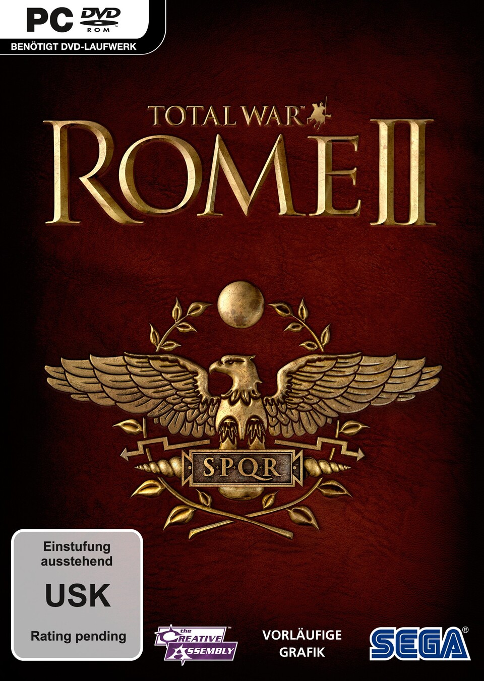 Das vorläufige Cover von Rome 2.