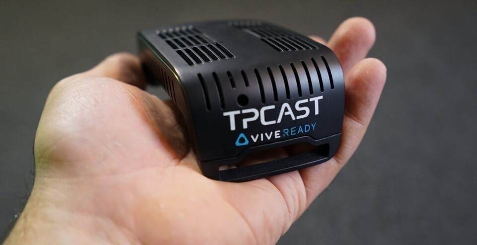 Der Adapter des TPcast wird auf die VR-Brille geschnallt und wiegt unter 90 Gramm.