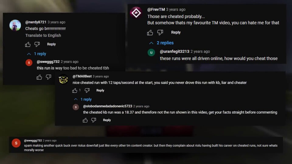 Riolu nutzt mehrere Fake Accounts, mit denen er seine Schummelei verteidigte.