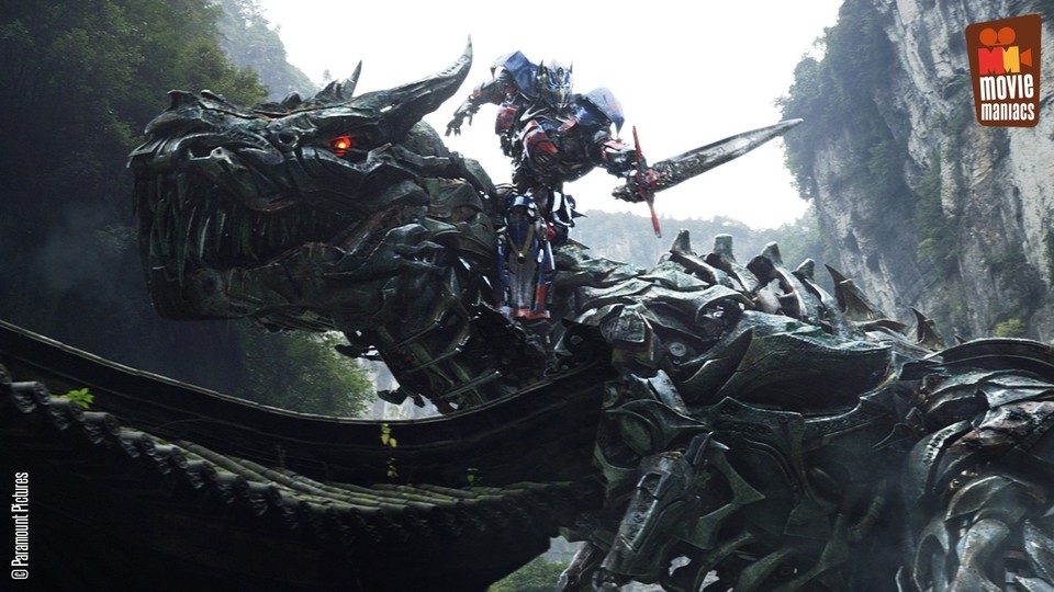 Grimlock und Optimus Prime im ersten Bild aus Transformers 4: Ära des Untergangs
