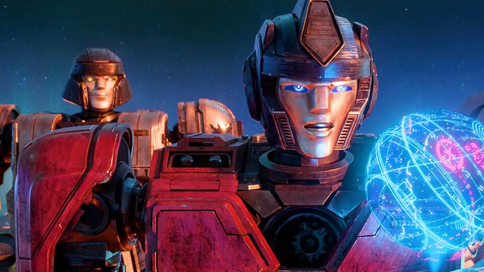 D-16 und Orion Pax sind in Transformers One beste Freunde. Bildquelle: Paramount Pictures