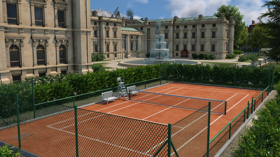 Euer Hauptquartier baut ihr im Laufe der Spieljahre aus.